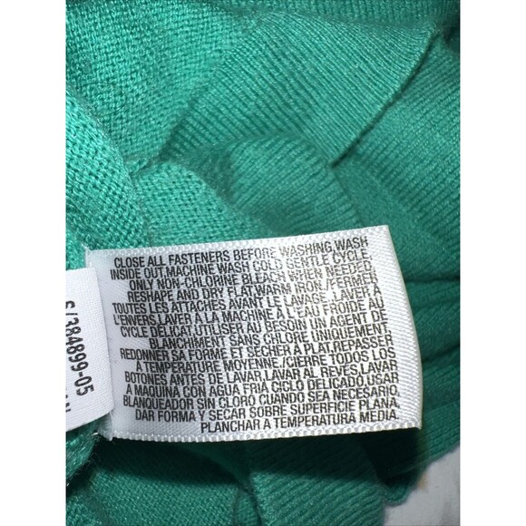 Old Navy Women’s Long Lean Button Cardigan XL Jade Green Pockets long sleeve - Picture 13 of 14